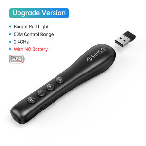 ORICO 2.4GHz không dây kim đỏ PPT dụng cụ trình bày PowerPoint với có thể sạc qua USB trình bày Clicker