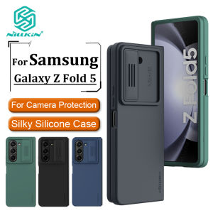 Nillkin CamShield Silicone Case forSamsung Galaxy Z Fold 5 Phone Cases Silky Soft Silicone Slide Camera Protection Back Cover