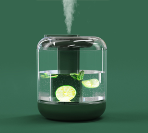 Humidifier USB Charging 1000ML Large Capacity Air Purifier Desktop Night Light Humidifiers Home Air Purifier Two Mode Adjusture Air Humidifier with LED Desk Table Lamp Water Tank For Office Home