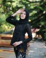 [ BISA COD ] KRISNA Batik Couple Hitam songket klasik Set kebaya Wisuda Kondangan Lamaran elegan dan mewah Baju seragam sarimbit Terbaru. 