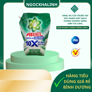 Nước Giặt Ariel Hương Nắng Sớm Cửa Trước 10X Túi 2.7kg
