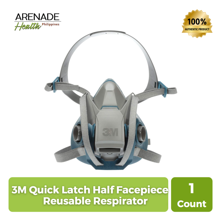 3M Quick Latch Half Facepiece Reusable Respirator For Gases, Vapors ...