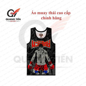Áo Muay Thái thun lạnh co dãn chính hãng cao cấp ba lỗ