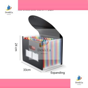 【SG Stock】【24/37 pockets】A4 Expanding File Folder Document Organizer  Portable Paper Storage Bag  Multi-layer School Office Organizer