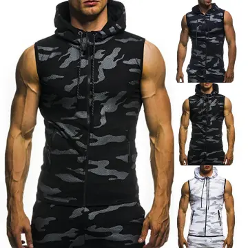 Sleeveless Hoodie For Men Best Price in Singapore Sep 2024 Lazada