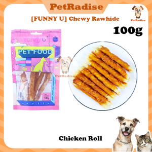 DR DINGO 100g Rawhide Dog Dental Chew Stick Dog Bone Chew Dog Treats Dog Snacks Dog Treat Dog Snack