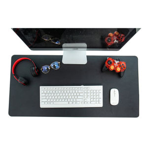 (SG STOCK) Waterproof Leather Desk Mouse Pad - Large Desktop Table Mat Laptop Computer Accessories Keyboard Mousepad