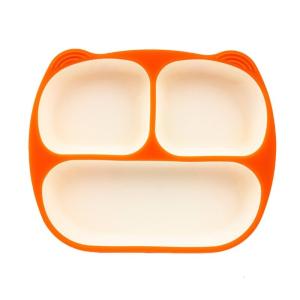 Stable Silicone Suction Plates For Babies And Toddlers Promoting Independent Eating With 3 Compartment Designs