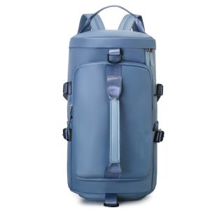 ANAMA Waterproof Travel Duffel Bag with Shoe Pocket Large Capacity Tote Carry On Backpack  Oxford Gym Storage Bag