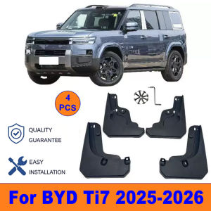 4Pcs Mud Flaps For BYD Ti7 2025-2026 - Splash Guards Front & Rear Wheel Fender Mudguards Car Exterior Protection Accessories