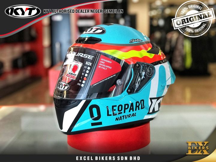 KYT HELMET TT COURSE JAUME MASIA LEOPARD Full Face Helmet