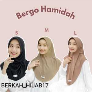 Hijab Bergo Oval Hamidah JILBAB Hahidah Kerudung Terbaru Oval hamidah SIZE S M L