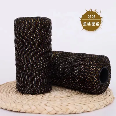 ❤️Ready Stok❤️Nylon Yarn Glitter(Gold dotted)♥️