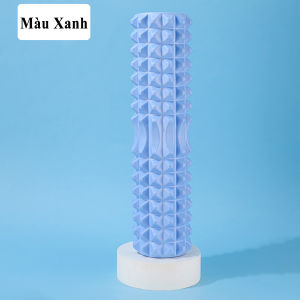 Con Lăn Giãn Cơ Tập Yoga Massage Foam Roller Ống Con Lăn Yoga Tập Thể Thao Gai Lưỡi Liềm Chọn Màu Hãng Amalife