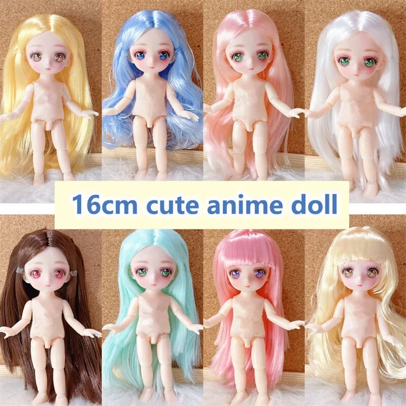Amazon.com: Anime Style Design BJD Dolls 1/6 SD Dolls 11.8 Inch Pretty Ball  Jointed Doll with Full Set Including Wig Hair, Makeup, Eyes, Clothes,  Shoes, Best Christmas Birthday Gift for Girls Kids (