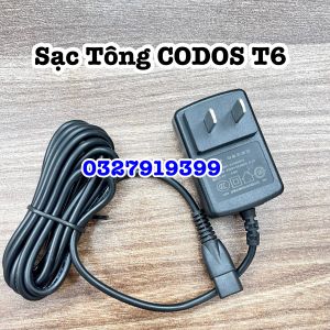 CODOS Sạc Tông Đơ T6 Chính Hãng - Nguồn Điện 100-220V 50~60 Hz - Dành Cho Tông Đơ Cạo Viền T6 - Sạc Một Số Dòng CODOS T6