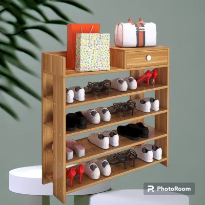 kệ để giày dép.tủ đựng giày.tủ đựng giày dép bằng gỗ-MallGiá Để Giày Dép Kệ Để Giày Gỗ 5 Tầng Có Ngăn Kéo Chất Liệu Gỗ Công Nghiệp Cao Cấp Màu Sắc Gỗ Tự Gỗ Tự Nhiên Sang Trọng tại Rosea Crystal-Mall
