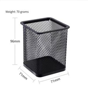Multifunctional Pen Holder Storage BasketDesktop Stationery Organizer BoxOffice Supplies Container