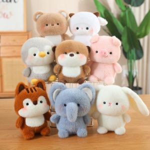 Cute 15cm Plush Companion Doll Panda Fox Elephant Stuffed Animal Pillow Stuffed Bear Animal Plush Toy Sleeping Gift
