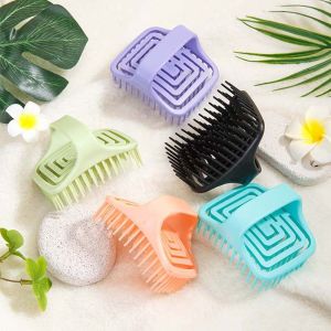 STARGOODS Hair Care Tool Shampoo Brush Hollow Brush Head Scalp Massage Scalp Massage Brush Head Washing Brush Deep Cleaning Hair Washing Comb Women/Girls