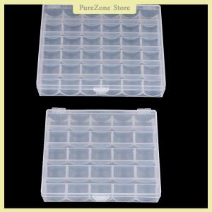 [PureZone] แกนม้วน25/36จักรเย็บผ้าที่ว่างเปล่ากระสวยเคสจัดระเบียบกล่องเก็บของ