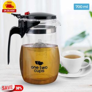 Teko Teh Saringan Tahan Panas 700 ml / Teko Teh Kaca Saringan Tahan Panas / Infuser Teapot 700ml - TP-757