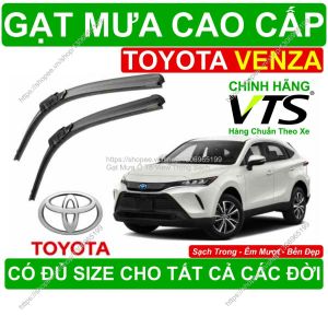 Gạt Mưa Kính Lái Toyota Venza Cặp Gạt Mưa Kính Lái Toyota Venza Có Đủ Size Cho Các Đời Xe Toyota Venza Sạch Êm Bền
