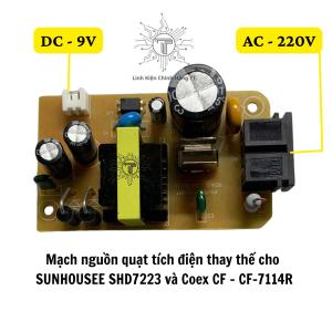 Bo mạch quạt tích điện SUNHOUSEE model SHD7223 - Coex CF - 7114R