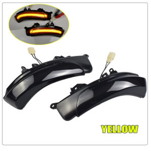 2PCS LED Dynamic Turn Signal Light For Toyota Camry Prius REIZ  Mark X Crown Avalon IQ EQ EV SAI MAJESTA 2008 2009-2015