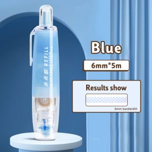 Dotting Glue Press Transparent Dot Large Capacity Hand Account Special Adhesive Tape Replaceable Core Double-Sided Adhesive