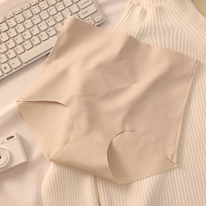 ชุดชั้นในสตรี ผิวน้ำนมไร้รอยต่อ ชุดชั้นในเอวสูง pp ใหญ่ไม่บีบสะโพก ไม่กลัววิ่งหรือกระโดด