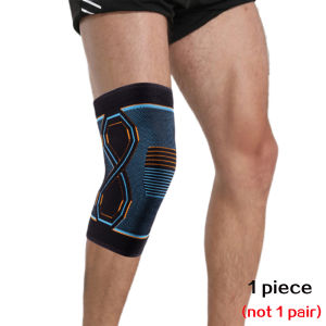 1 cái bảo vệ đầu gối tập luyện nâng đầu gối thể thao nén cho giảm đau khớp chạy xe đạp bóng rổ dệt kim phòng tập thể dục Băng đầu gối