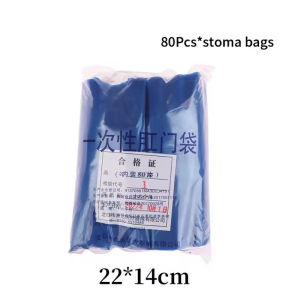 Ostomy Care Colorectal Diversion Cancer Ostomy Leakage Artificial Stoma Pocket Anal Cover for Stool and Stool Disposable Belt Type Transparent or  Blue Ostomy Bag