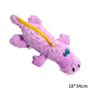 Đồ chơi nhồi bông kêu chút chít hình cá sấu cho chó mèo thú cưng - Đen Ta pet shop