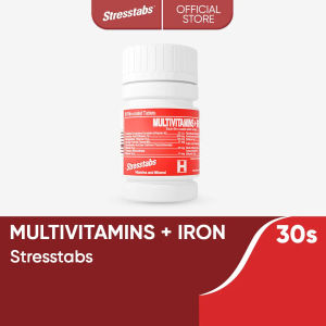 Stresstabs Multivitamins + Iron 30s Fights Stress Restores Mental Focus and Mainns Healthy Skin