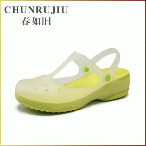 รองเท้าแตะ แพลตฟอร์มก้นหนา รองเท้าผ้าใบ ส้นรองเท้าเพิ่มความสูงที่สะดวกสบาย เป็นมิตรกับสิ่งแวดล้อม