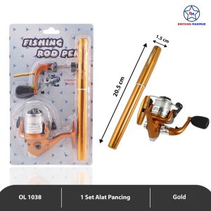 Mini Fishing Set Alat Pancing Fishing Rod Pena Joran Pen Fishing