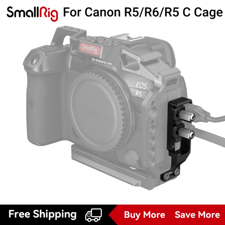 SmallRig HDMI and USB-C Cable Clamp for Canon EOS R5 R6/ R5 C