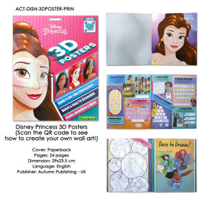 Disney 3D Posters (Scan the QR code to see how to create your own wall art!)
