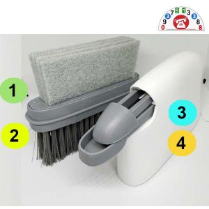 Bàn Chải Vệ Sinh Khe Hở Cọ Vệ Sinh Nhà Tắm Chổi Quét Bụi Sàn Nhà Khăn Lau Nhà Bếp