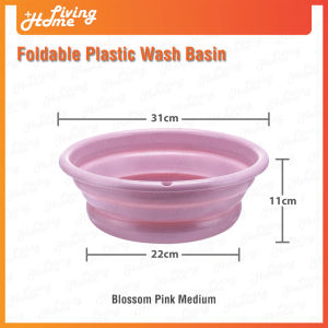 Foldable Plastic Wash Basin Water Basin Collapsible Collapsible Bucket
