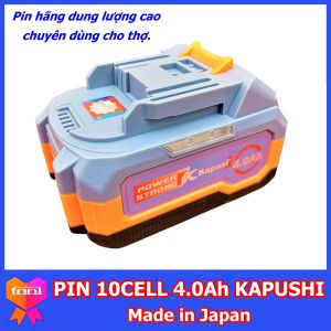 Pin 10 cell 4000mAh Kapusi Japan  chuyên dụng cho tất cả các loại máy dùng PIN  chân pin phổ thông