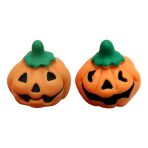 Bức tượng mô hình bí ngô thu nhỏ đồ trang trí nhà búp bê Halloween với kết cấu như thật cho cảnh Nhà búp bê
