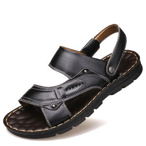 Free Shipping New Summer MenS Sandals Beach Shoes Thick-Soled Non-Slip Versatile For Both Casual And Summer Wear Available In Three Colors