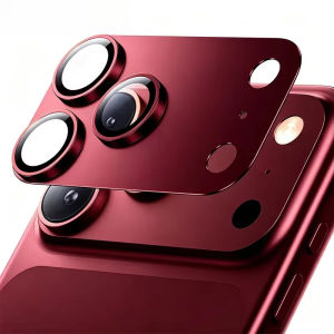For iPhone 18 Pro Max 18Pro Metal Ring Camera Protectors Armor Lens Tempered Glass Film Cover