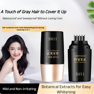 Disposable Double Layer Tooth Comb Colorless Hair Styling Pen