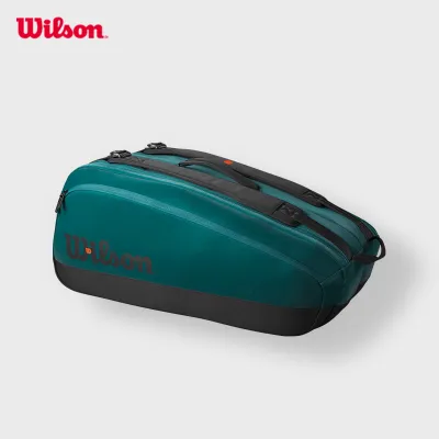 Wilson Blade V9 Super Tour 9 Pack Tennis Racket Bag Emerald Green - WR8031901001