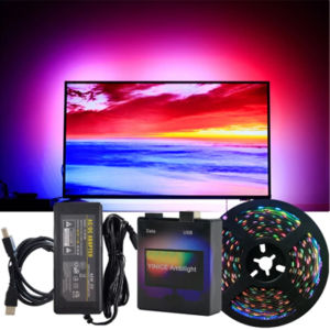 YBC DIY Ambilight TV PC Dream Screen USB HDTV Computer Monitor Backlight Addressable LED Strip Full Set