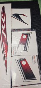 Tem exciter 2010 đỏ đen rc chính hãng yamaha đầy đủ các đời chính hãng và tem 3 lớp cho ae cần