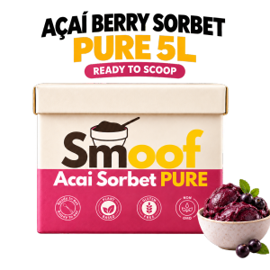 📢[PROMO PRICE] Smoof Premium Acai Berry Sorbet PURE 5L - Ready to Eat | Made in Brazil | Rich in Antioxidants